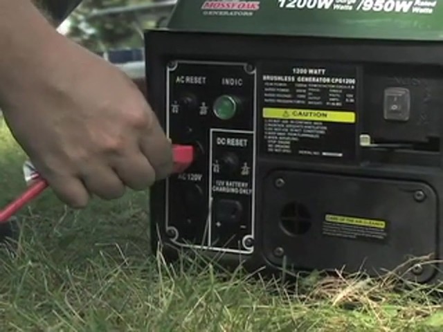 Mossy Oak® 1,200 - watt Generator » Sportsman's Guide Video