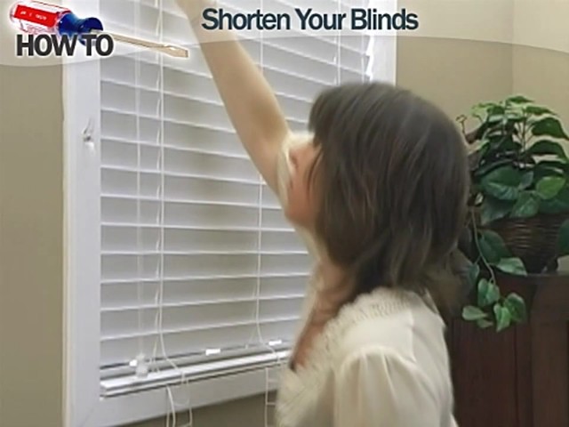 How to Shorten Window Blinds Wood and Faux Wood Video