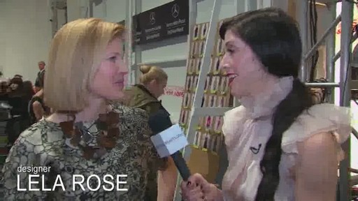 Lela Rose at New York Fashion Week 2013 - image 1 from the video