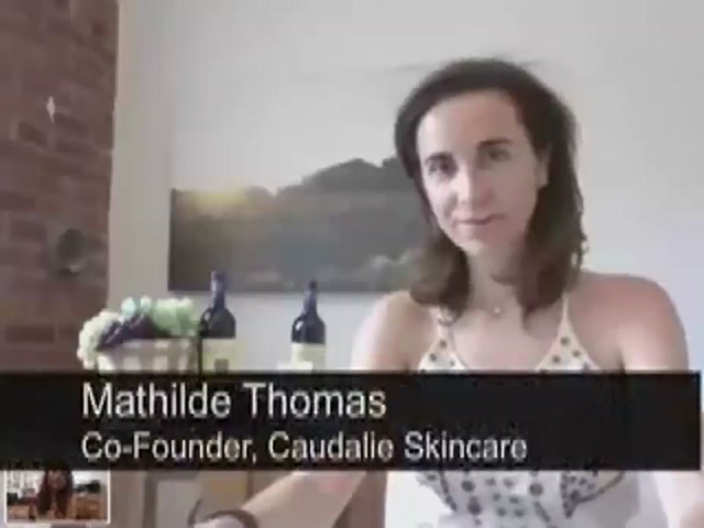 Mathilde Thomas and the Story of Caudalie - image 1 from the video
