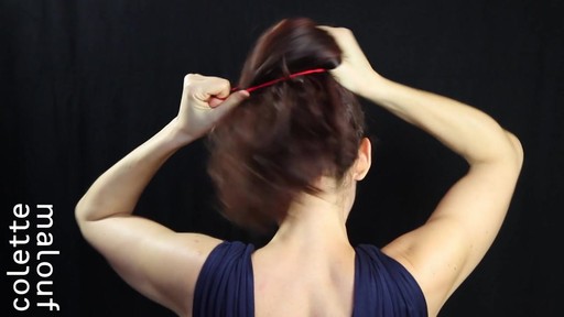Colette Malouf M Pin How-To: Top Knot - image 2 from the video