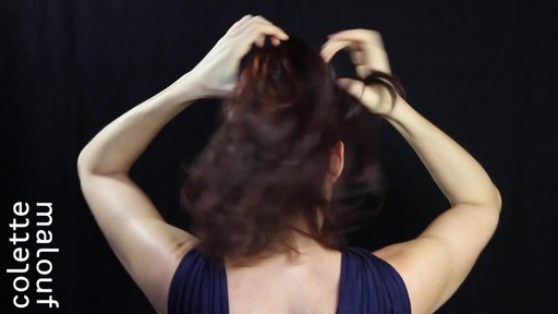 Colette Malouf M Pin How-To: Top Knot - image 4 from the video