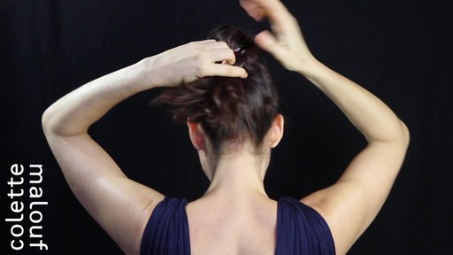 Colette Malouf M Pin How-To: Top Knot - image 6 from the video