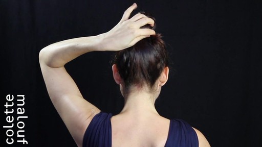 Colette Malouf M Pin How-To: Top Knot - image 7 from the video
