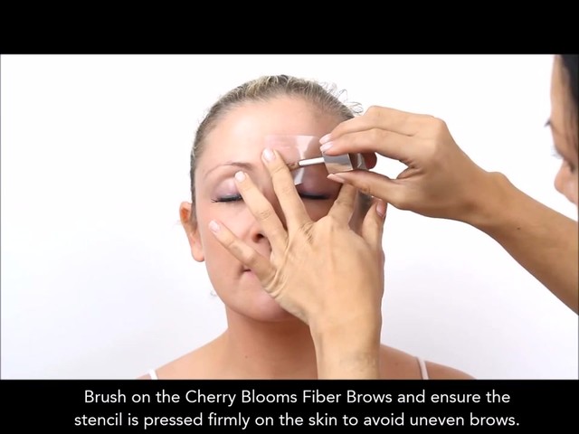 Cherry Blooms Instant Fiber Brows Application for Blonde Hair - image 5 from the video