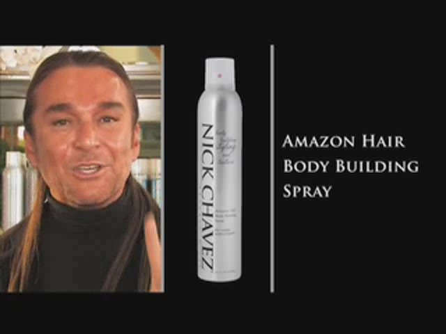 Nick Chavez Beverly Hills Amazon Hair Body Building Spray - image 3 from the video