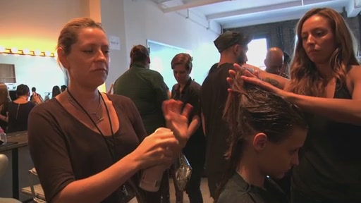  Hair Backstage at Erin Fetherston (Spring 2012) - image 3 from the video