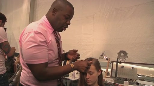 Hair, Makeup & Nails Backstage at Lela Rose (Spring 2012) - image 6 from the video