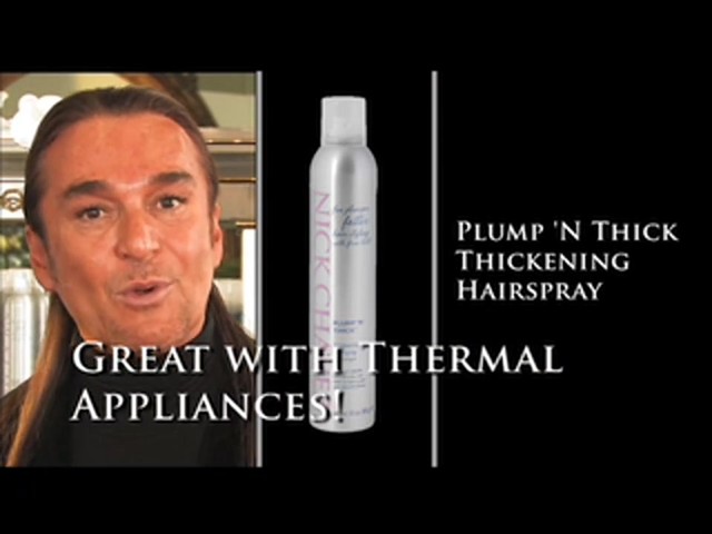 Nick Chavez Beverly Hills Plump N Thick Thickening Hairspray - image 2 from the video