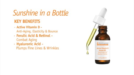 Dr. Dennis Gross Skincare Active Vitamin D Serum-Oil - image 2 from the video