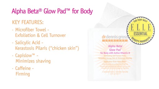 Dr. Dennis Gross Alpha Beta Glow Pad for Body with Active Vitamin D - image 3 from the video