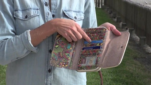 Sakroots Artist Circle Xlarge Wallet - image 3 from the video