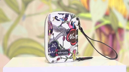 Sakroots Artist Circle Smartphone Wristlet - image 3 from the video