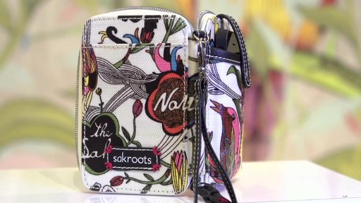 Sakroots Artist Circle Smartphone Wristlet - image 5 from the video