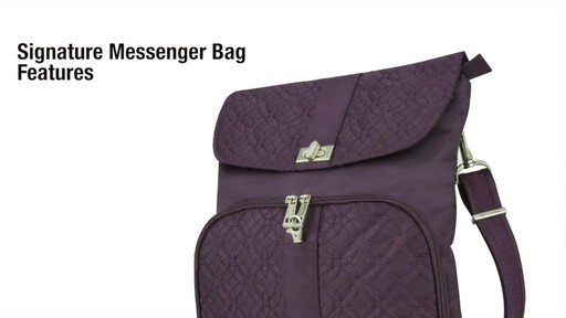 Travelon Anti-Theft Signature Messenger Bag - eBags.com - image 2 from the video