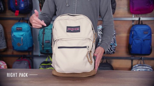 JanSport Right Pack Laptop Backpack - eBags.com - image 1 from the video