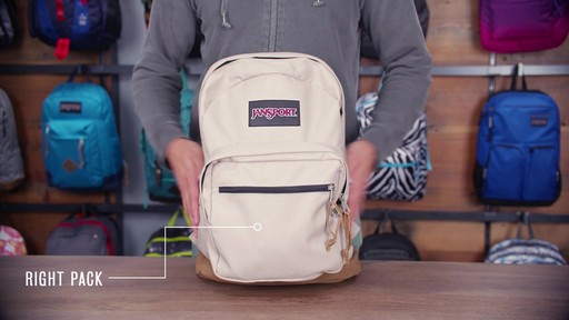 JanSport Right Pack Laptop Backpack - eBags.com - image 10 from the video