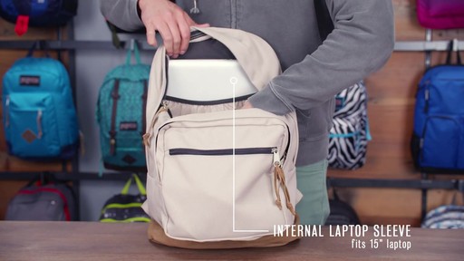 JanSport Right Pack Laptop Backpack - eBags.com - image 6 from the video