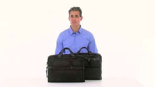Tumi Alpha 2 Compact Large Screen Laptop Brief - Shop eBags.com - image 10 from the video