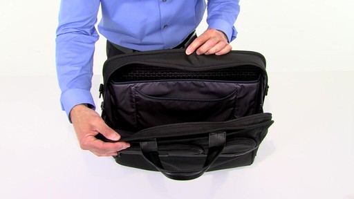 Tumi Alpha 2 Compact Large Screen Laptop Brief - Shop eBags.com - image 7 from the video