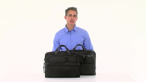 Tumi Alpha 2 Compact Large Screen Laptop Brief - Shop eBags.com - image 8 from the video