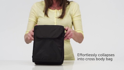 Sacs Collection by Annette Ferber Double Pocket Duffle Canvas - eBags.com - image 8 from the video