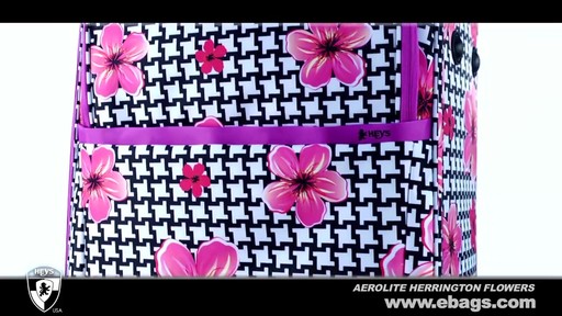 Heys USA Aerolite Herrington Flowers 3 Piece Hybrid Spinner Set  - image 2 from the video