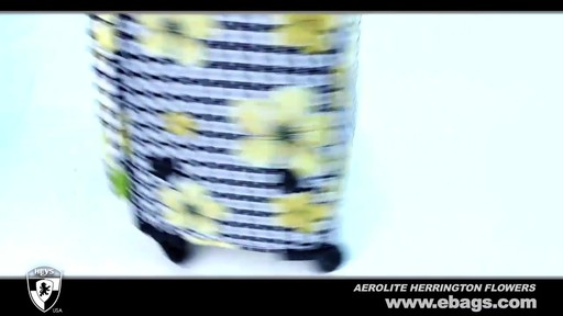 Heys USA Aerolite Herrington Flowers 3 Piece Hybrid Spinner Set  - image 3 from the video