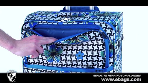 Heys USA Aerolite Herrington Flowers 3 Piece Hybrid Spinner Set  - image 5 from the video
