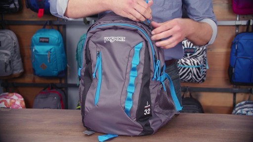 JanSport Agave Laptop Backpack - eBags.com - image 5 from the video