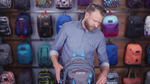 JanSport Agave Laptop Backpack - eBags.com - image 6 from the video