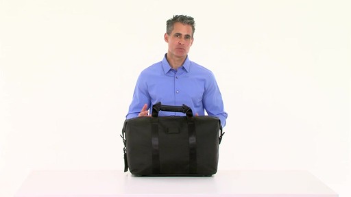 Tumi Alpha 2 Small Soft Travel Satchel - eBags.com - image 7 from the video