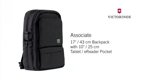 Victorinox Werks Professional Associate Laptop Backpack - image 1 from the video