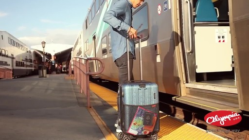 Olympia USA Hardside Spinner Luggage Collection - image 10 from the video
