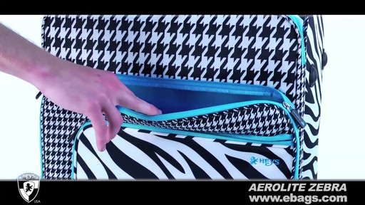 Heys USA Aerolite Zebra 3 Piece Spinner Set  - image 5 from the video