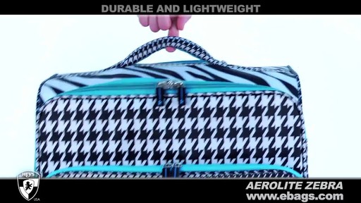 Heys USA Aerolite Zebra 3 Piece Spinner Set  - image 6 from the video
