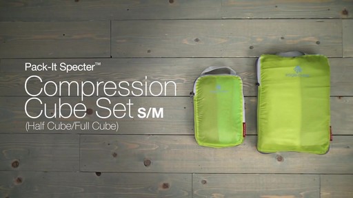 Eagle Creek Pack-It Specter 2-Piece Compression Cube Set - image 10 from the video