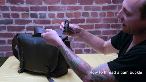 Timbuk2 - How to Thread Cam Buckle - image 7 from the video