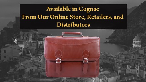 Siamod Manarola Collection Belvedere Double Compartment Laptop Case - image 10 from the video