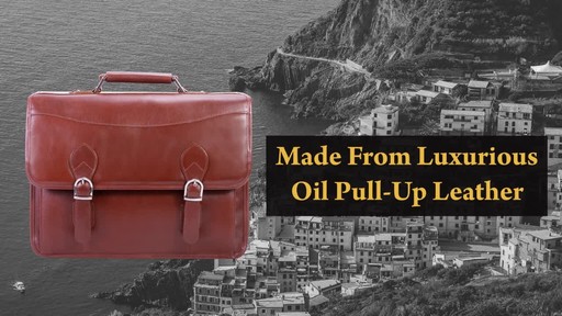 Siamod Manarola Collection Belvedere Double Compartment Laptop Case - image 3 from the video