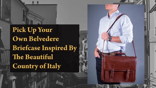 Siamod Manarola Collection Belvedere Double Compartment Laptop Case - image 9 from the video