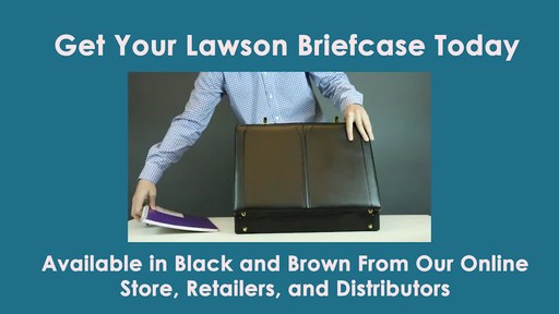 McKlein USA Lawson Leather Attache Case - image 10 from the video
