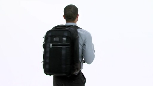 Tumi Alpha Bravo Peterson Wheeled Backpack - eBags.com - image 1 from the video