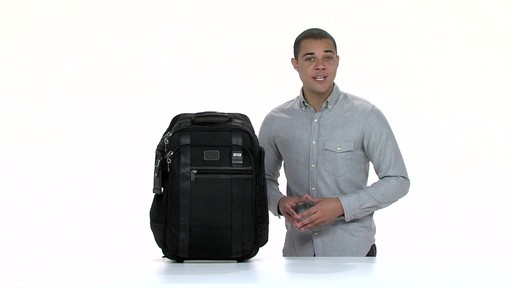 Tumi Alpha Bravo Peterson Wheeled Backpack - eBags.com - image 3 from the video