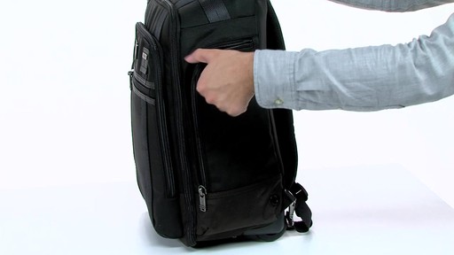 Tumi Alpha Bravo Peterson Wheeled Backpack - eBags.com - image 6 from the video