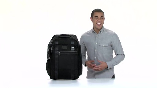 Tumi Alpha Bravo Peterson Wheeled Backpack - eBags.com - image 9 from the video