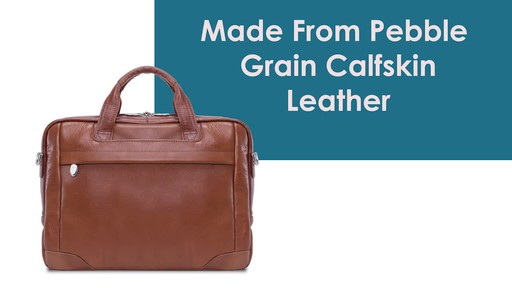 McKlein USA Bridgeport Leather Laptop Brief - image 3 from the video