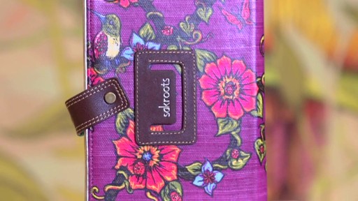 Sakroots Artist Circle Trifold Wallet - image 6 from the video