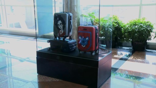 eBags EXO Hardside Spinners at Denver International Airport - image 6 from the video