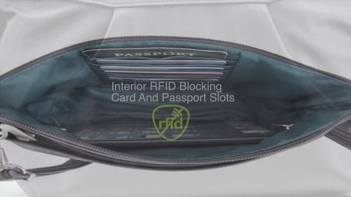 Travelon Anti-Theft Crossbody and RFID Clutch Wallet Set- Exclusive - image 5 from the video